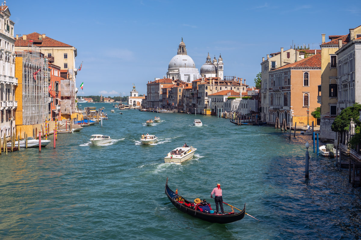 View from Accademia Bridge, Venice View from Accademia Bridge, Venice